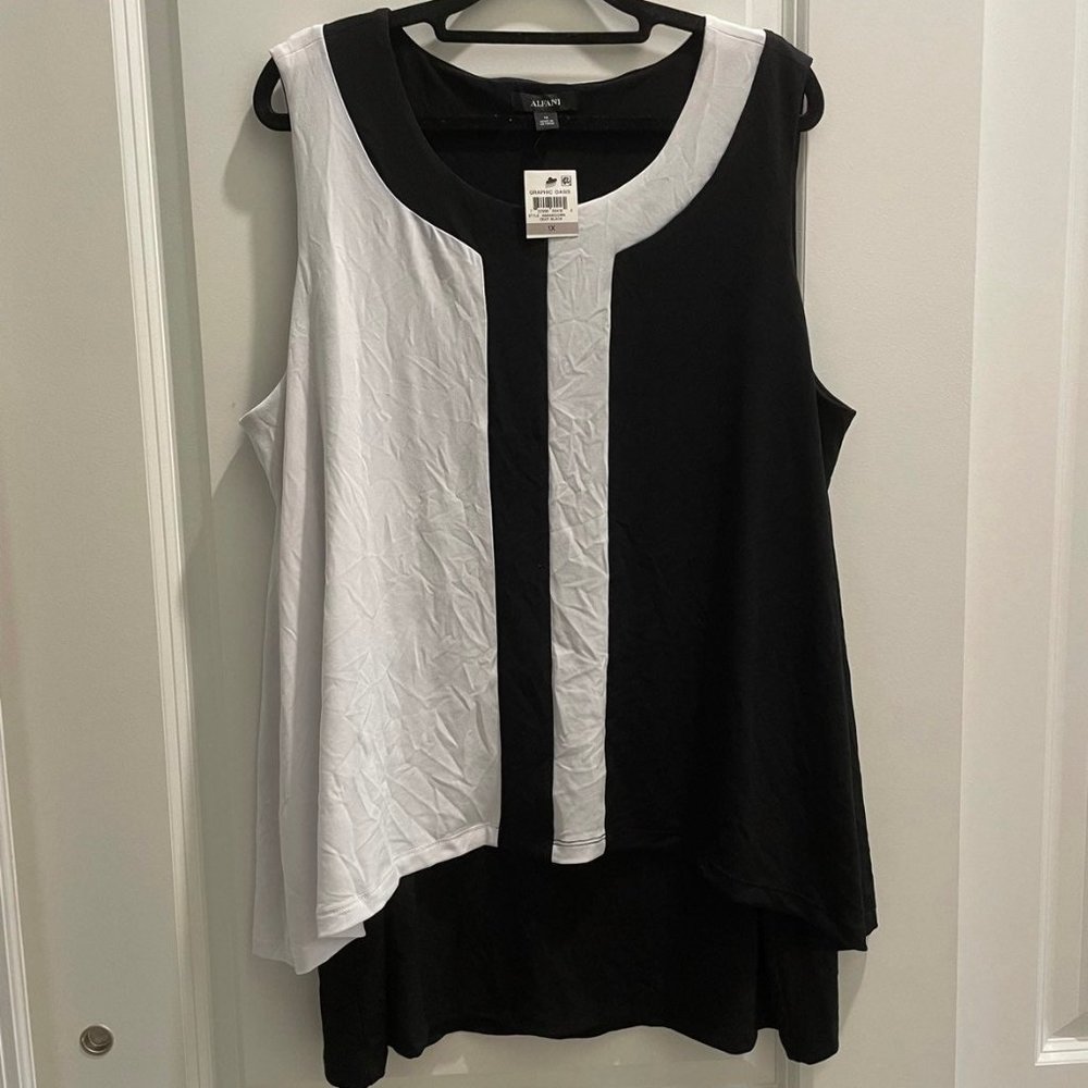 NWT Alfani black top 1X